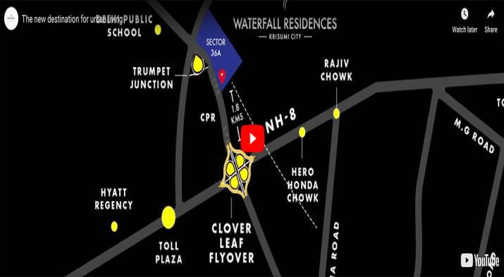 Location of Waterfall Residences